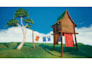 create low poly stylized 3d game environment fantasy environment modular assets